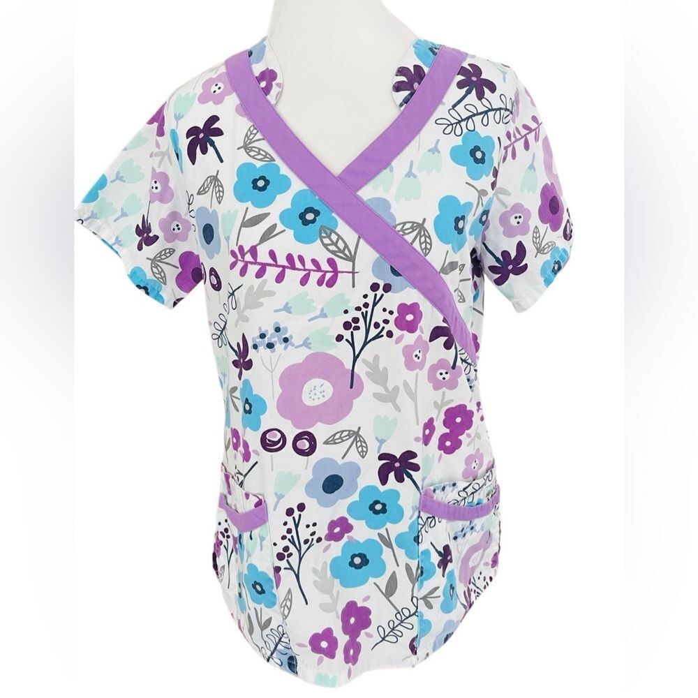 (2) Uniform Advantage UA Women’s scrub tops, set of (2), one XS, one S